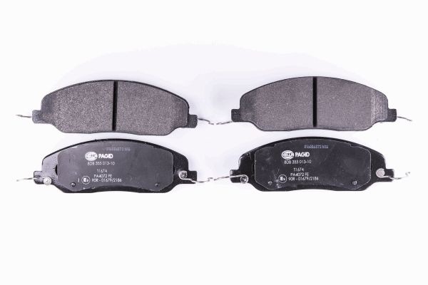 BEHR HELLA SERVICE - 8DB355013101 - Комплект тормозных колодок, дисковый тормоз