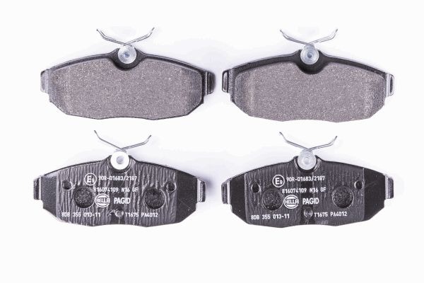 BEHR HELLA SERVICE - 8DB355013111 - Комплект тормозных колодок, дисковый тормоз