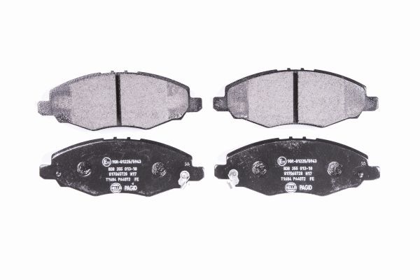 BEHR HELLA SERVICE - 8DB355013181 - Комплект тормозных колодок, дисковый тормоз