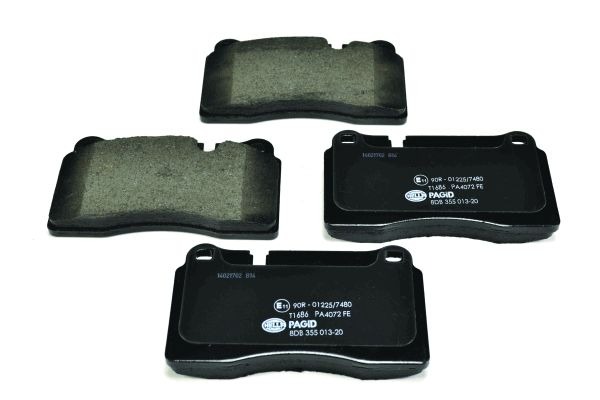 BEHR HELLA SERVICE - 8DB355013201 - Комплект тормозных колодок, дисковый тормоз