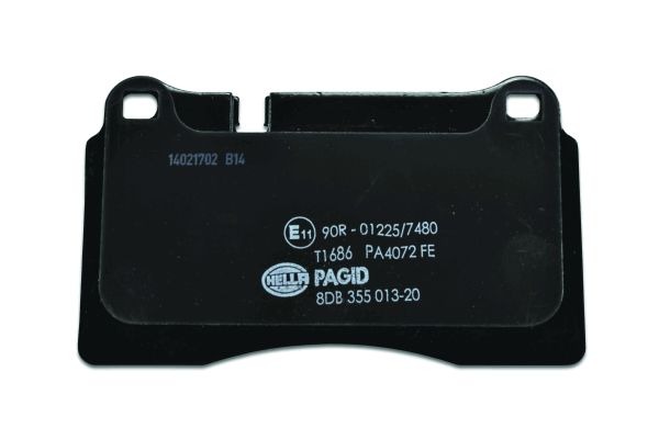 BEHR HELLA SERVICE - 8DB355013201 - Комплект тормозных колодок, дисковый тормоз