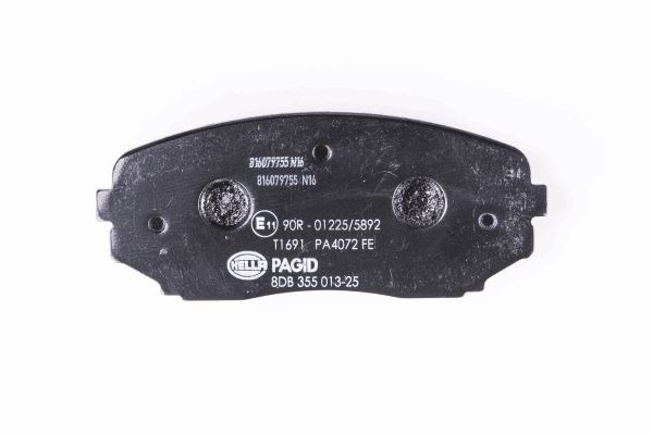 BEHR HELLA SERVICE - 8DB355013251 - Комплект тормозных колодок, дисковый тормоз