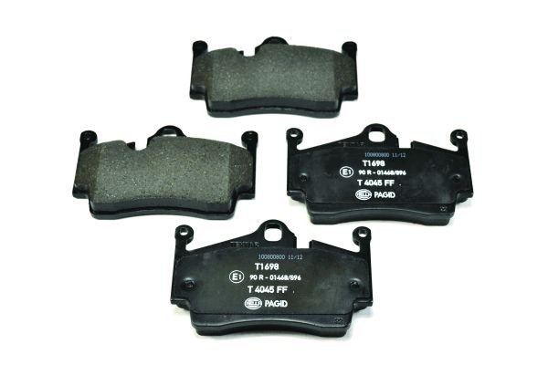 BEHR HELLA SERVICE - 8DB355013311 - Комплект тормозных колодок, дисковый тормоз