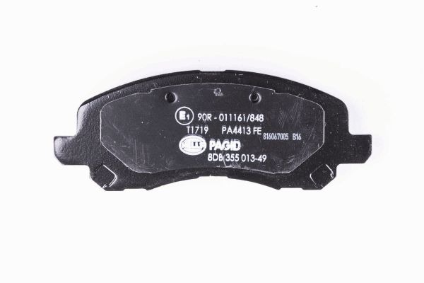 BEHR HELLA SERVICE - 8DB355013491 - Комплект тормозных колодок, дисковый тормоз BEHR HELLA SERVICE - 8DB355013491 - Комплект тормозных колодок, дисковый тормоз