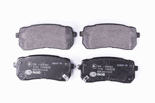 BEHR HELLA SERVICE - 8DB355013551 - Комплект тормозных колодок, дисковый тормоз BEHR HELLA SERVICE - 8DB355013551 - Комплект тормозных колодок, дисковый тормоз