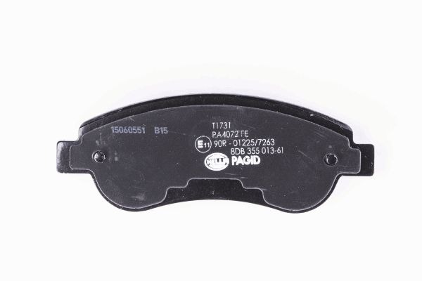 BEHR HELLA SERVICE - 8DB355013611 - Комплект тормозных колодок, дисковый тормоз