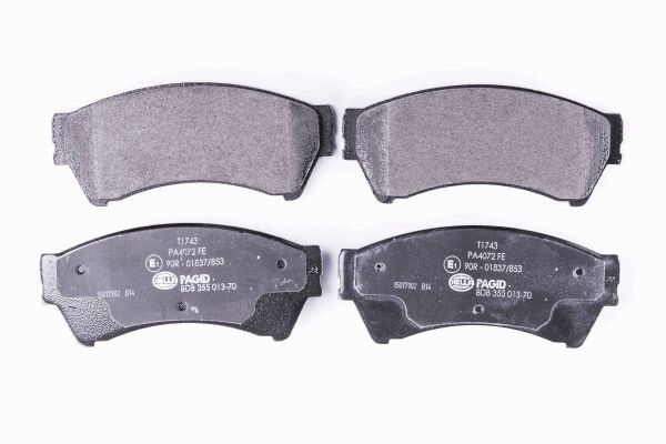 BEHR HELLA SERVICE - 8DB355013701 - Комплект тормозных колодок, дисковый тормоз BEHR HELLA SERVICE - 8DB355013701 - Комплект тормозных колодок, дисковый тормоз