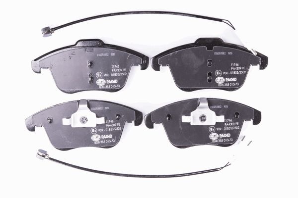 BEHR HELLA SERVICE - 8DB355013731 - Комплект тормозных колодок, дисковый тормоз