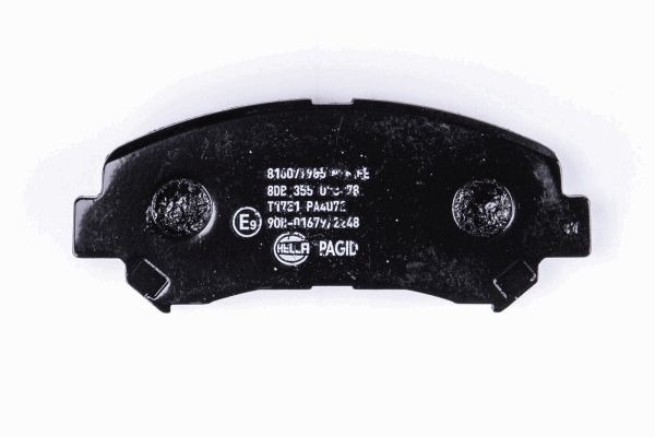 BEHR HELLA SERVICE - 8DB355013781 - Комплект тормозных колодок, дисковый тормоз BEHR HELLA SERVICE - 8DB355013781 - Комплект тормозных колодок, дисковый тормоз