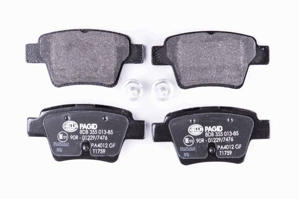 BEHR HELLA SERVICE - 8DB355013851 - Комплект тормозных колодок, дисковый тормоз