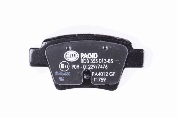 BEHR HELLA SERVICE - 8DB355013851 - Комплект тормозных колодок, дисковый тормоз