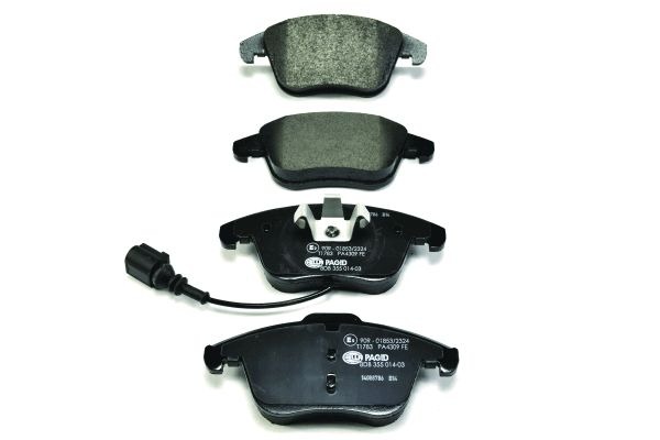 BEHR HELLA SERVICE - 8DB355014031 - Комплект тормозных колодок, дисковый тормоз