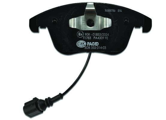 BEHR HELLA SERVICE - 8DB355014031 - Комплект тормозных колодок, дисковый тормоз