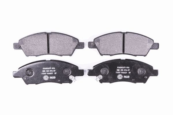 BEHR HELLA SERVICE - 8DB355014071 - Комплект тормозных колодок, дисковый тормоз BEHR HELLA SERVICE - 8DB355014071 - Комплект тормозных колодок, дисковый тормоз