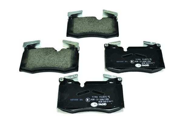 BEHR HELLA SERVICE - 8DB355014111 - Комплект тормозных колодок, дисковый тормоз