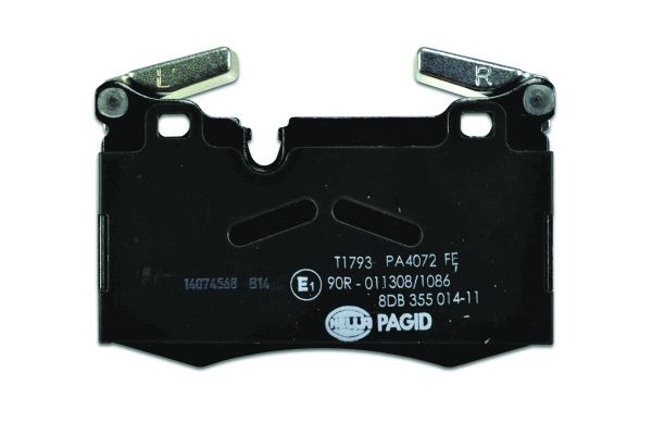 BEHR HELLA SERVICE - 8DB355014111 - Комплект тормозных колодок, дисковый тормоз