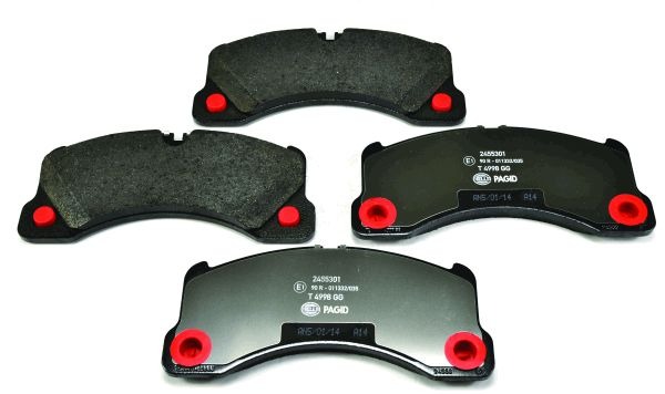 BEHR HELLA SERVICE - 8DB355014151 - Комплект тормозных колодок, дисковый тормоз