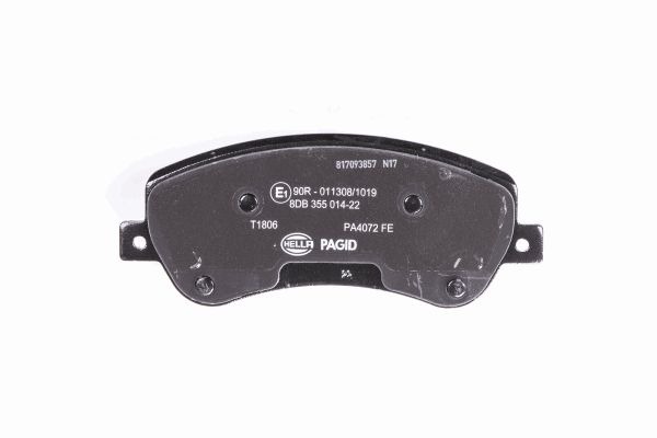 BEHR HELLA SERVICE - 8DB355014221 - Комплект тормозных колодок, дисковый тормоз BEHR HELLA SERVICE - 8DB355014221 - Комплект тормозных колодок, дисковый тормоз