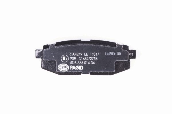 BEHR HELLA SERVICE - 8DB355014341 - Комплект тормозных колодок, дисковый тормоз