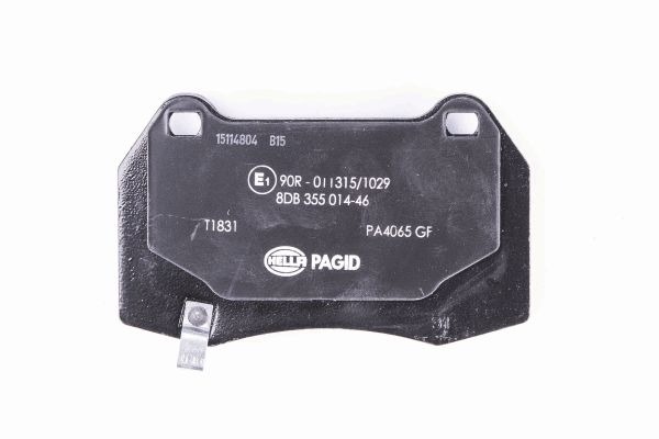 BEHR HELLA SERVICE - 8DB355014461 - Комплект тормозных колодок, дисковый тормоз BEHR HELLA SERVICE - 8DB355014461 - Комплект тормозных колодок, дисковый тормоз