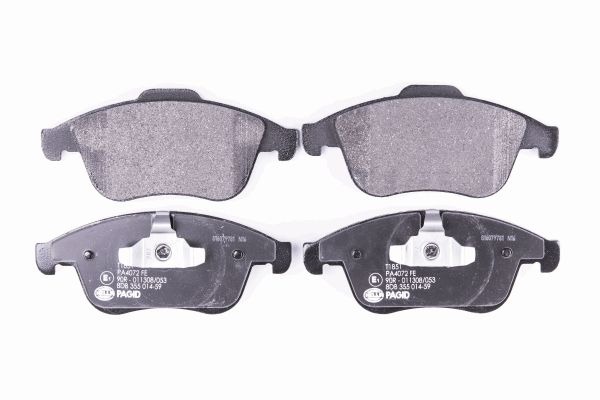 BEHR HELLA SERVICE - 8DB355014591 - Комплект тормозных колодок, дисковый тормоз