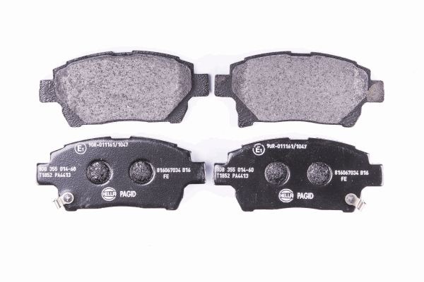 BEHR HELLA SERVICE - 8DB355014601 - Комплект тормозных колодок, дисковый тормоз