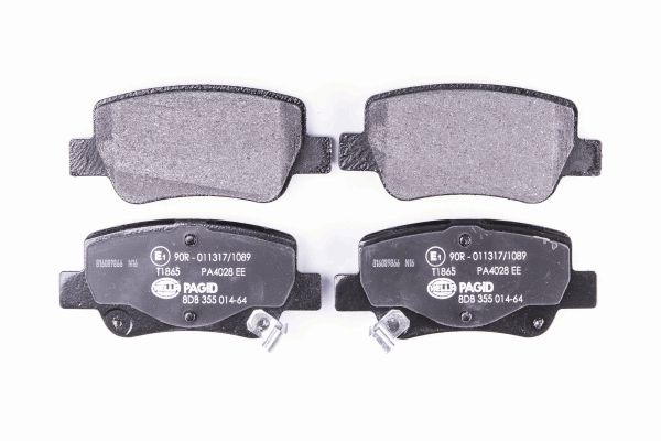 BEHR HELLA SERVICE - 8DB355014641 - Комплект тормозных колодок, дисковый тормоз