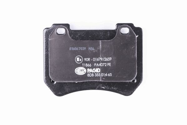 BEHR HELLA SERVICE - 8DB355014651 - Комплект тормозных колодок, дисковый тормоз BEHR HELLA SERVICE - 8DB355014651 - Комплект тормозных колодок, дисковый тормоз