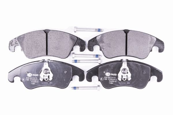 BEHR HELLA SERVICE - 8DB355014741 - Комплект тормозных колодок, дисковый тормоз