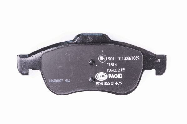 BEHR HELLA SERVICE - 8DB355014791 - Комплект тормозных колодок, дисковый тормоз BEHR HELLA SERVICE - 8DB355014791 - Комплект тормозных колодок, дисковый тормоз