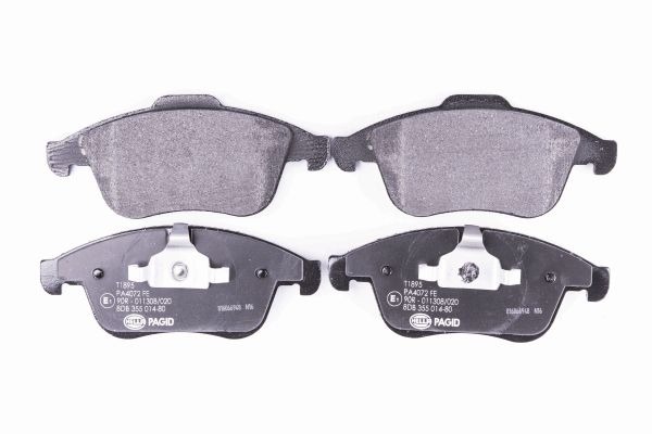 BEHR HELLA SERVICE - 8DB355014801 - Комплект тормозных колодок, дисковый тормоз