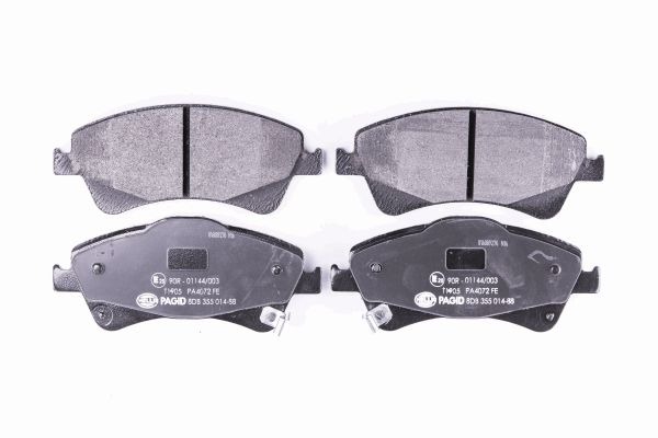 BEHR HELLA SERVICE - 8DB355014881 - Комплект тормозных колодок, дисковый тормоз BEHR HELLA SERVICE - 8DB355014881 - Комплект тормозных колодок, дисковый тормоз