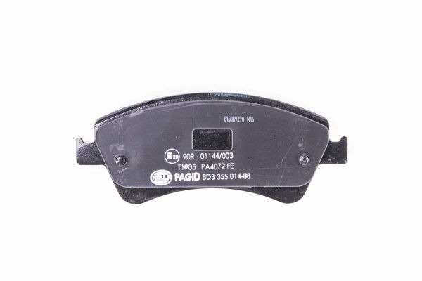 BEHR HELLA SERVICE - 8DB355014881 - Комплект тормозных колодок, дисковый тормоз BEHR HELLA SERVICE - 8DB355014881 - Комплект тормозных колодок, дисковый тормоз