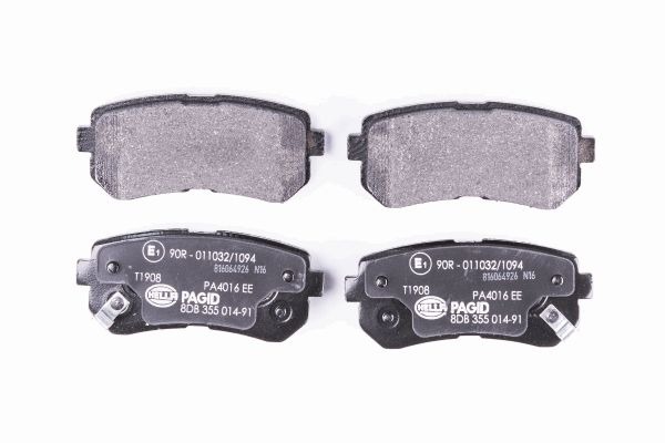 BEHR HELLA SERVICE - 8DB355014911 - Комплект тормозных колодок, дисковый тормоз