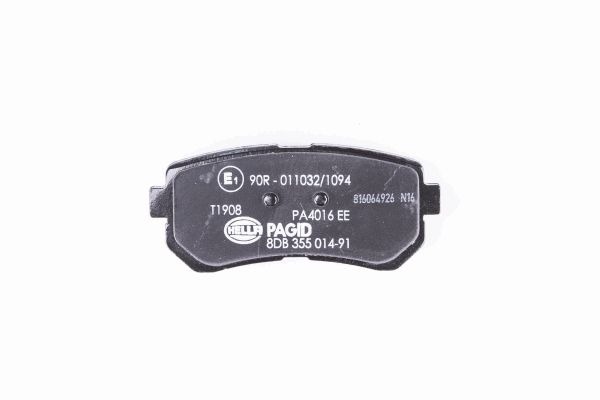 BEHR HELLA SERVICE - 8DB355014911 - Комплект тормозных колодок, дисковый тормоз