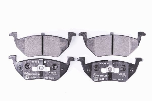 BEHR HELLA SERVICE - 8DB355014951 - Комплект тормозных колодок, дисковый тормоз