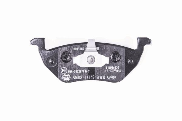 BEHR HELLA SERVICE - 8DB355014951 - Комплект тормозных колодок, дисковый тормоз