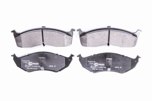 BEHR HELLA SERVICE - 8DB355014971 - Комплект тормозных колодок, дисковый тормоз