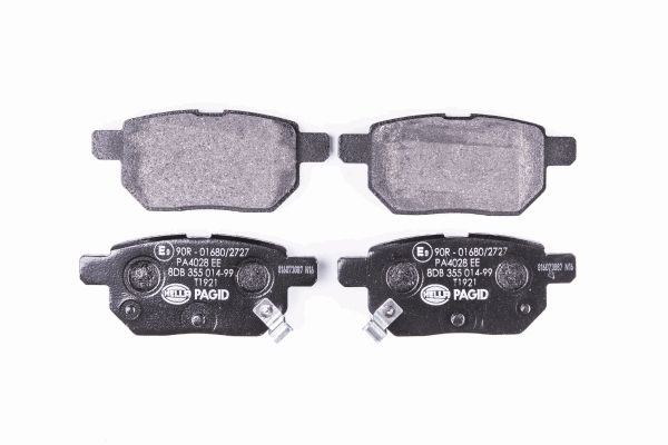 BEHR HELLA SERVICE - 8DB355014991 - Комплект тормозных колодок, дисковый тормоз