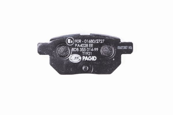 BEHR HELLA SERVICE - 8DB355014991 - Комплект тормозных колодок, дисковый тормоз