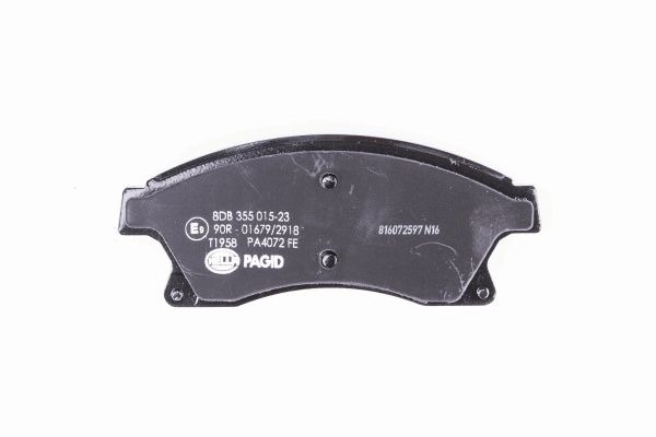 BEHR HELLA SERVICE - 8DB355015231 - Комплект тормозных колодок, дисковый тормоз