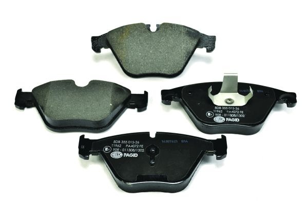 BEHR HELLA SERVICE - 8DB355015261 - Комплект тормозных колодок, дисковый тормоз