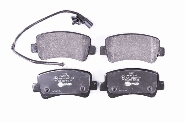 BEHR HELLA SERVICE - 8DB355015301 - Комплект тормозных колодок, дисковый тормоз