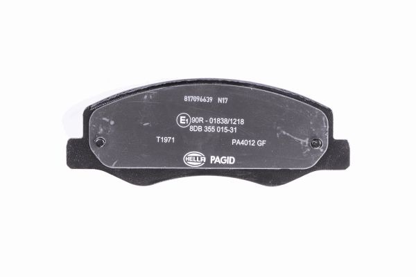 BEHR HELLA SERVICE - 8DB355015311 - Комплект тормозных колодок, дисковый тормоз BEHR HELLA SERVICE - 8DB355015311 - Комплект тормозных колодок, дисковый тормоз