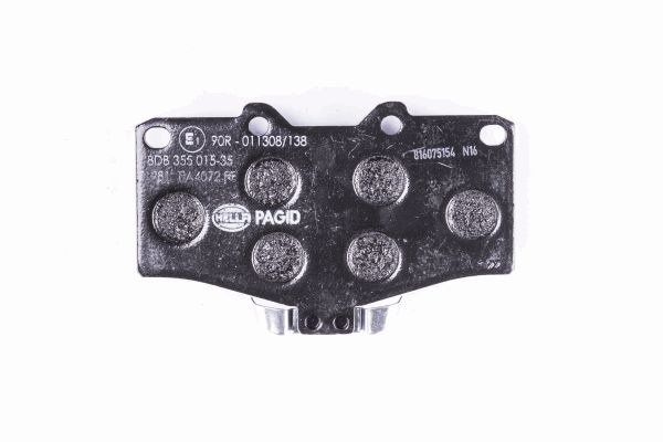 BEHR HELLA SERVICE - 8DB355015351 - Комплект тормозных колодок, дисковый тормоз