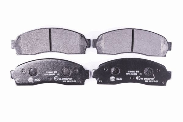 BEHR HELLA SERVICE - 8DB355015361 - Комплект тормозных колодок, дисковый тормоз BEHR HELLA SERVICE - 8DB355015361 - Комплект тормозных колодок, дисковый тормоз