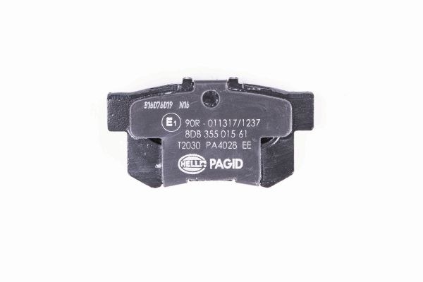 BEHR HELLA SERVICE - 8DB355015611 - Комплект тормозных колодок, дисковый тормоз