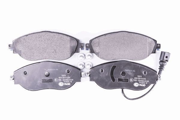 BEHR HELLA SERVICE - 8DB355015921 - Комплект тормозных колодок, дисковый тормоз BEHR HELLA SERVICE - 8DB355015921 - Комплект тормозных колодок, дисковый тормоз