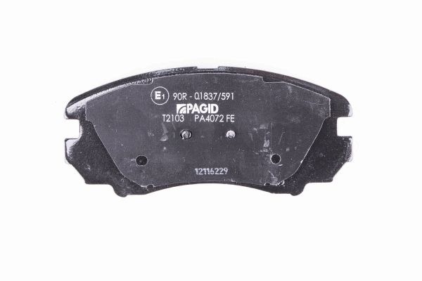 BEHR HELLA SERVICE - 8DB355016101 - Комплект тормозных колодок, дисковый тормоз