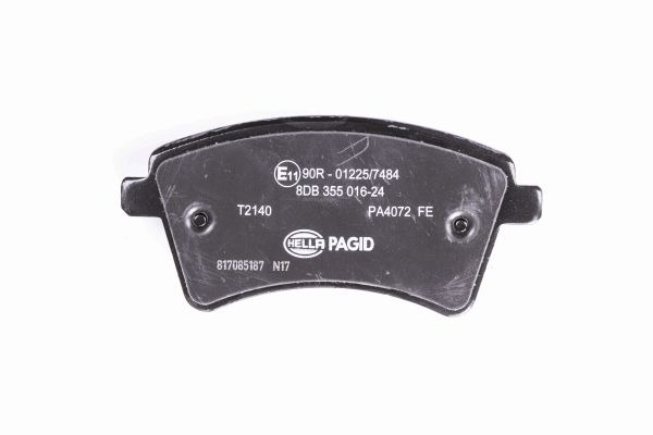 BEHR HELLA SERVICE - 8DB355016241 - Комплект тормозных колодок, дисковый тормоз